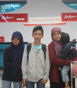 Heru Susetyo Family at Penang Airport